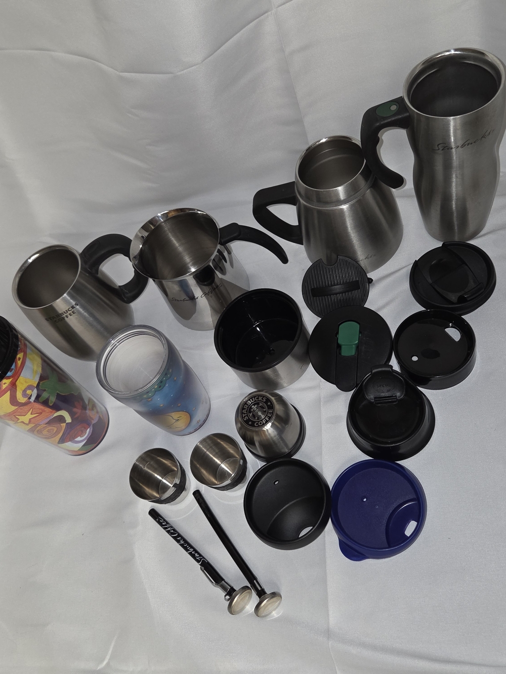 Starbucks Stainless Steel And Tumbler Bundle - Tumblers Lids